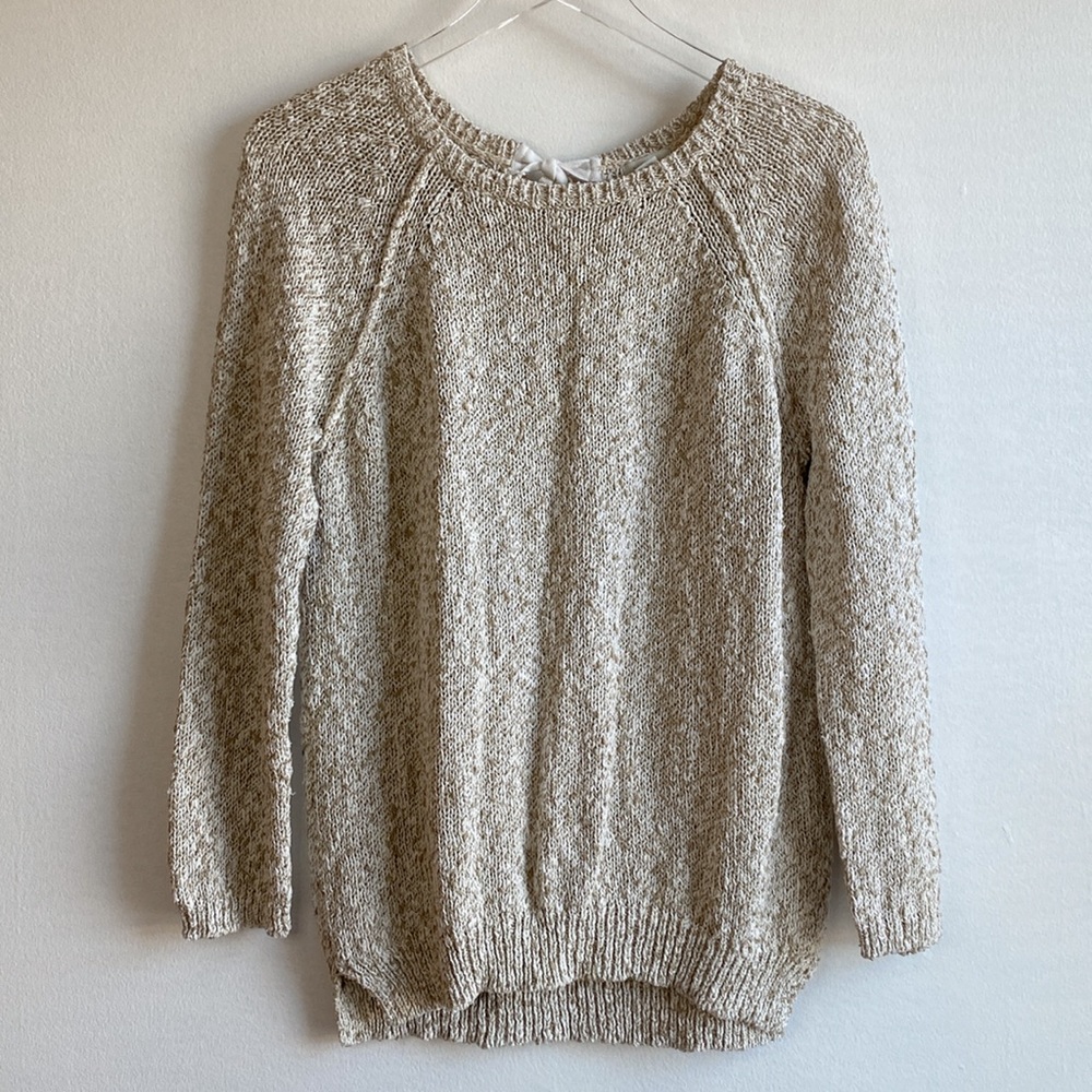 Hinge Keyhole Back Sweater